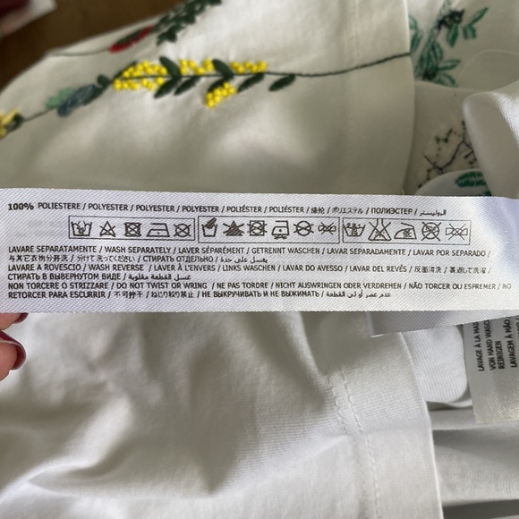 Twin-set embroidery/beads/ribbons white boxy fit T-Shirt - Picture 14 of 17